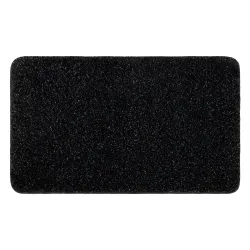 Alfombra de baño SYNERGY glamour, antideslizante, suave - lúrex negro