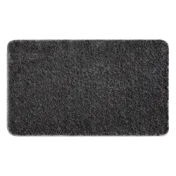 Alfombra de baño SYNERGY glamour, antideslizante, suave - lúrex gris