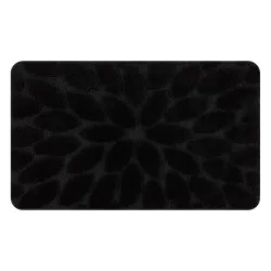 Alfombra de baño SUPREME STONES piedras, antideslizante, suave - negro