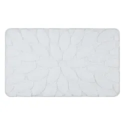 Alfombra de baño SUPREME STONES piedras, antideslizante, suave - blanco