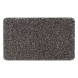 Alfombra de baño SANTA uniforme, antideslizante, suave - gris