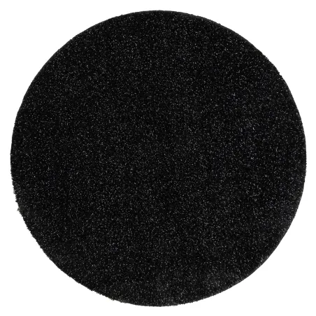Dywan łazienkowy SYNERGY koło glamour, antypoślizgowy, miękki - lurex czarny