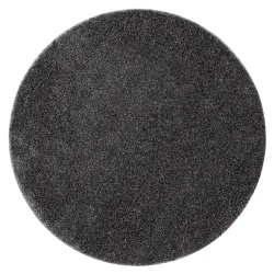 Alfombra de baño SYNERGY círculo glamour, antideslizante, suave - lurex gris