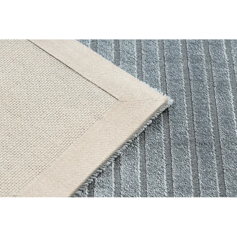 Dywan PEARL 51327F szary - Ramka, grecki ekskluzywny, strukturalny 