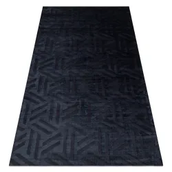 Alfombra PEARL 51326E negro - Geométrico, exclusivo, estructurado