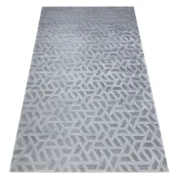 Alfombra PEARL 51320D gris - Geométrica, exclusiva, estructural