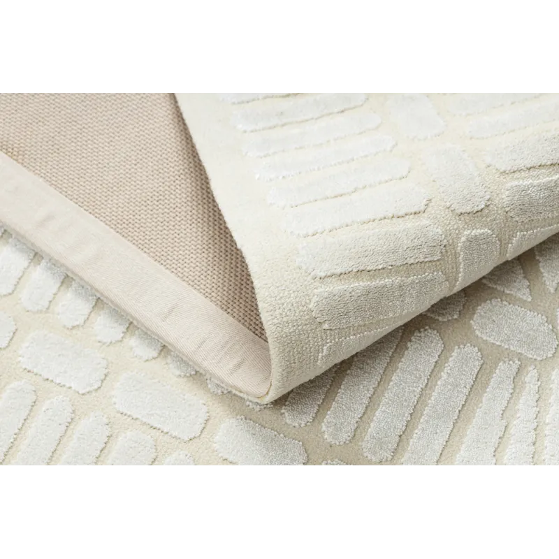 Dywan PEARL 53132A krem - Geometryczny, ekskluzywny, strukturalny 