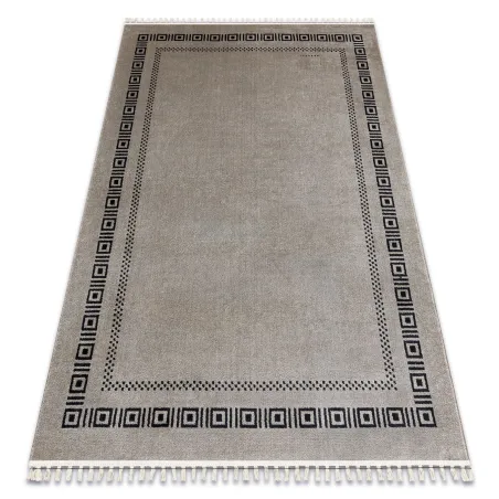 Alfombra AMOUR 53098A beige / negro - Marco, griego moderno, elegante