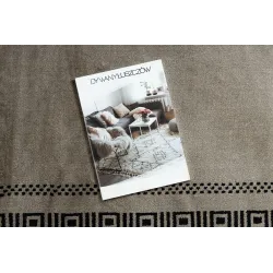 Alfombra AMOUR 53098A beige / negro - Marco, griego moderno, elegante