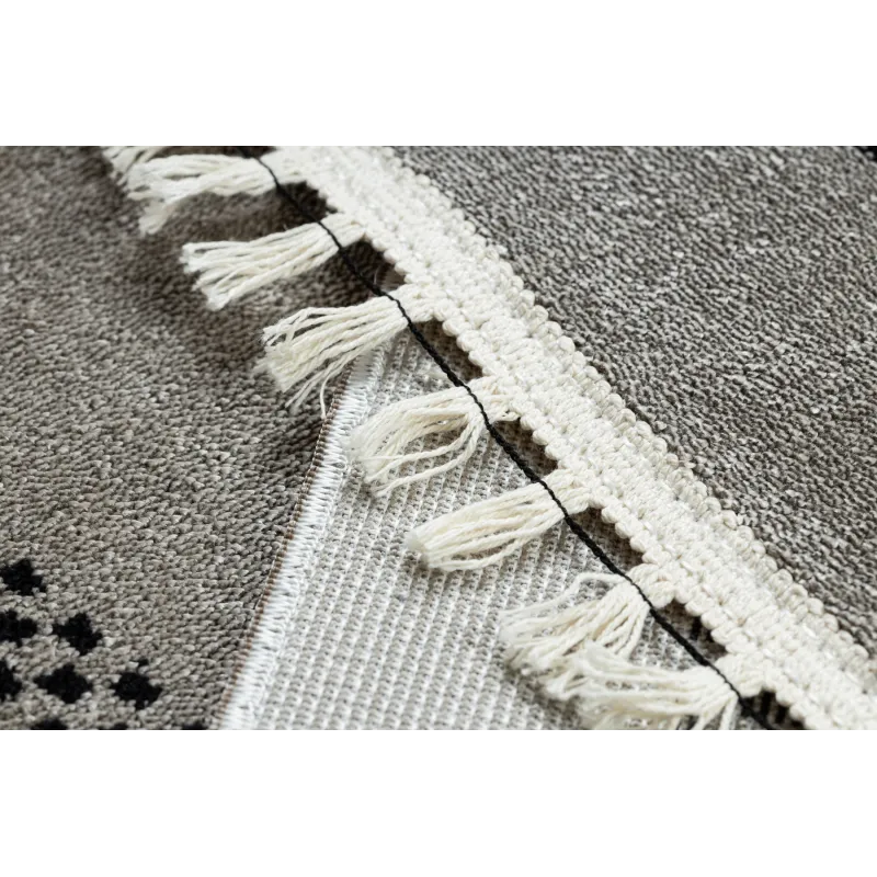 Alfombra AMOUR 53098A beige / negro - Marco, griego moderno, elegante