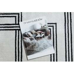 Dywan AMOUR 53091C krem - Geometryczny, linie nowoczesny, elegancki