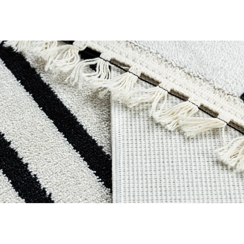 Dywan AMOUR 53096C krem - Ramka, linie nowoczesny, elegancki