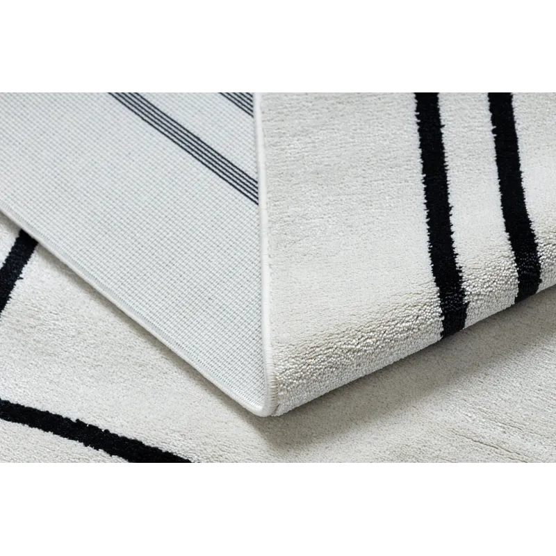 Dywan AMOUR 53096C krem - Ramka, linie nowoczesny, elegancki