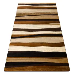 Alfombra ROYAL 5374 Olas - beige / marrón