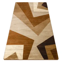 Alfombra ROYAL G2095 Geométrica - beige / marrón
