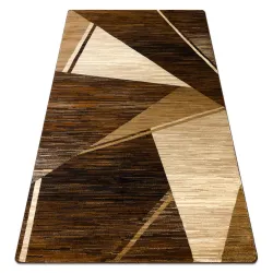 Alfombra ROYAL HE397 Geométrica - marrón / beige