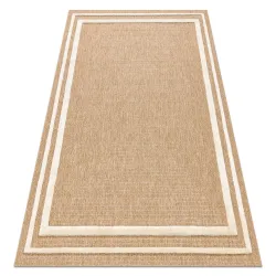 Alfombra SPARK 0687A beige / crema - Marco, Sisal, estructurada