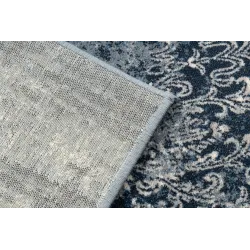 Alfombra suave, perfecta para el dormitorio o la sala de estar en azul oscuro