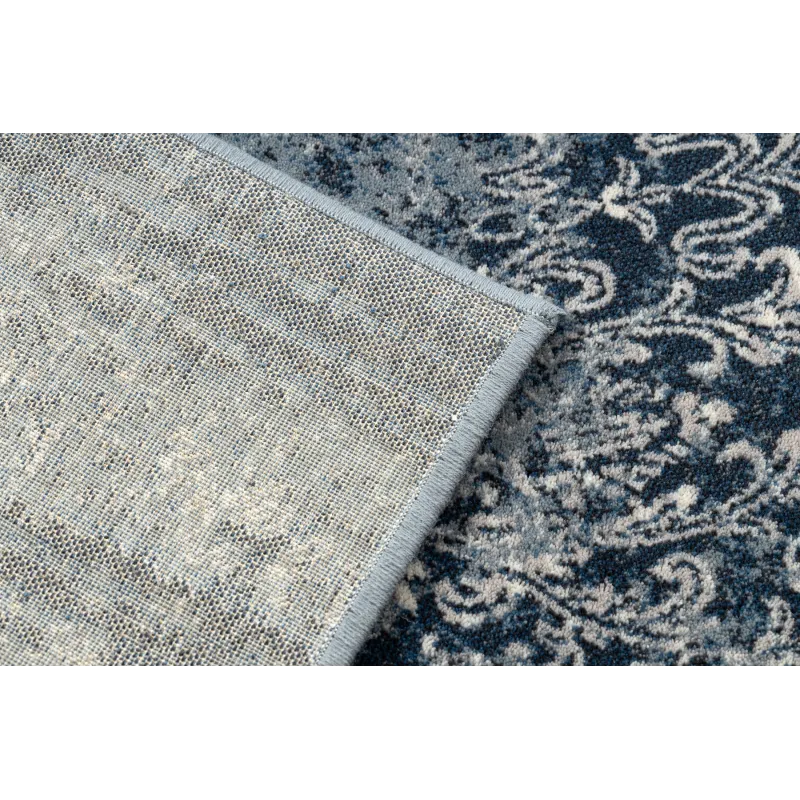 Alfombra suave, perfecta para el dormitorio o la sala de estar en azul oscuro
