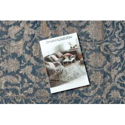 Alfombra NAIN en tonos beige y azul, para un ambiente elegante