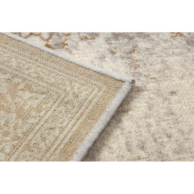 Alfombra suave de lana con diseño vintage, ideal para el dormitorio