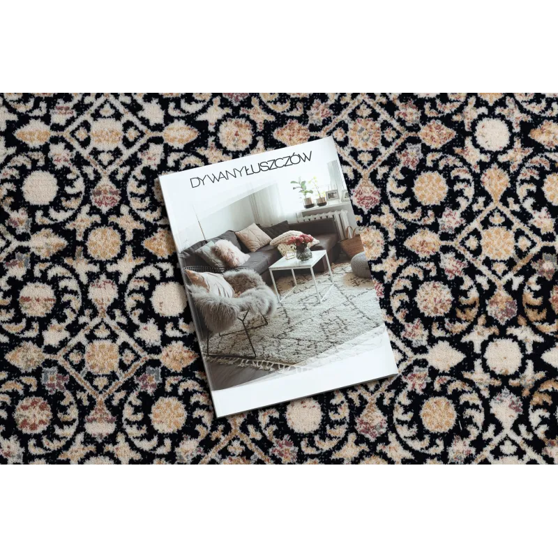 Alfombra azul oscuro NAIN Ornamento, ideal para salones y dormitorios modernos