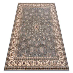 Alfombra NAIN Roseta, marco, 1180/51034 azul / beige