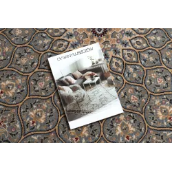 Alfombra NAIN Roseta, azul y beige, perfecta para la sala de estar