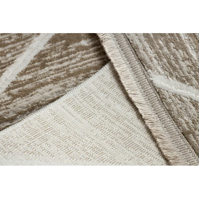 Alfombra DUKE 51557 con textura geométrica, suave y agradable al tacto