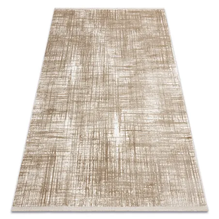 Alfombra moderna DUKE A0357 beige, muy suave y estructurada