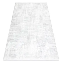 Alfombra moderna DUKE A0357 crema - Vintage, estructurada, muy suave, flecos