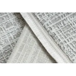 Alfombra moderna DUKE A0357 crema, suave al tacto y estilo vintage
