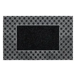 Felpudo BH 107 Rejilla antideslizante, exterior, interior, sobre goma - plata