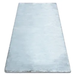 Alfombra moderna TEDDY NEW dream 47 shaggy, felpa, muy gruesa plateado