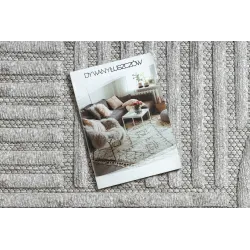Alfombra SANTO gris elegante, ideal para salones y dormitorios modernos