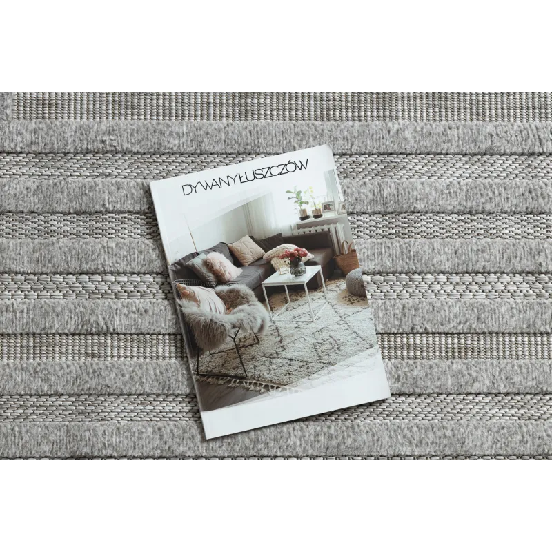 Alfombra SANTO en gris, perfecta para decorar espacios acogedores