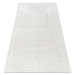 Alfombra BALANCE 1918 crema - Geométrica, estructural, glamour