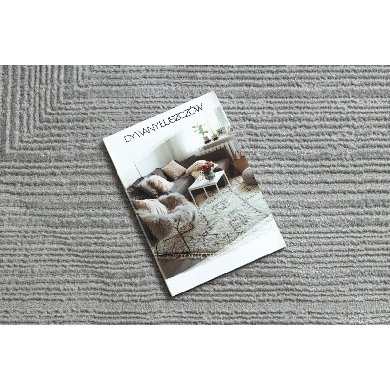 Dywan BALANCE 8788 szary - Geometryczny, strukturalny, glamour 