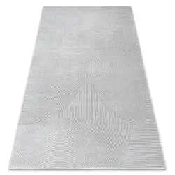 Alfombra BALANCE 0194 gris - Geométrica, estructural, glamour