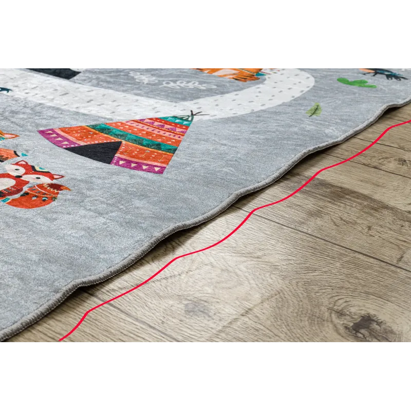 Alfombra BAMBINO 2160 con motivos de animales, ideal para la habitación infantil