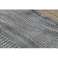 Alfombra ideal para el jardín o la terraza, TIMO 5979 en gris claro