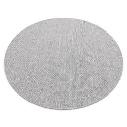 Alfombra MIMO 6272 circulo sisal exterior gris claro - PRODUCTO DE SEGUNDA CLASE