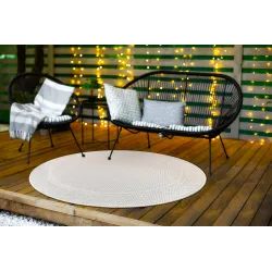 Alfombra TIMO 5979 de sisal, resistente y con estilo
