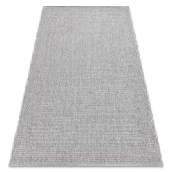 Alfombra MIMO 5979 sisal exterior marco color gris claro - PRODUCTO DE SEGUNDA CLASE