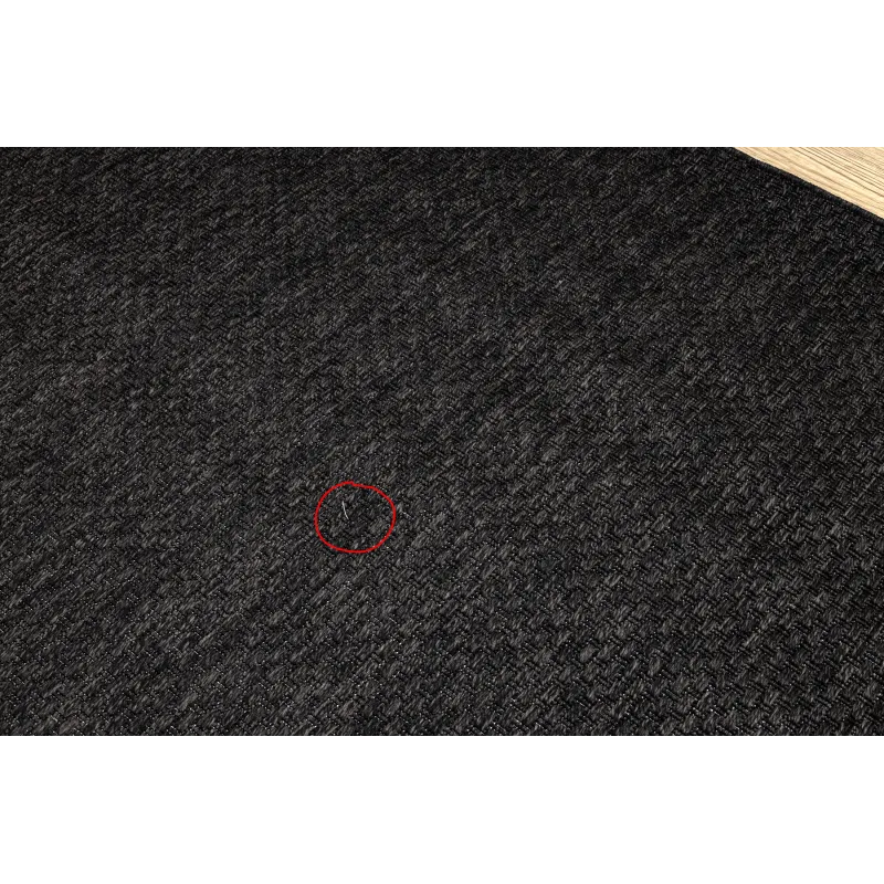 Alfombra TIMO 6272 negra, perfecta para interiores modernos