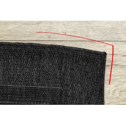 Alfombra MIMO 5000 negra, perfecta para interiores elegantes