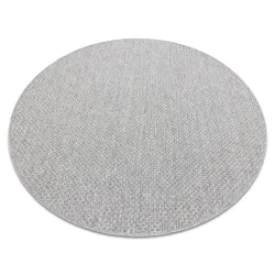 Alfombra MIMO 6272 circulo sisal exterior color gris claro - PRODUCTO DE SEGUNDA CLASE