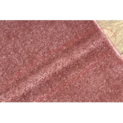 Alfombra rosa sólida, accesorio elegante para cualquier habitación