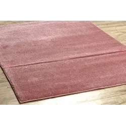 Alfombra rosa SOFTY, ideal para dormitorio o habitación infantil