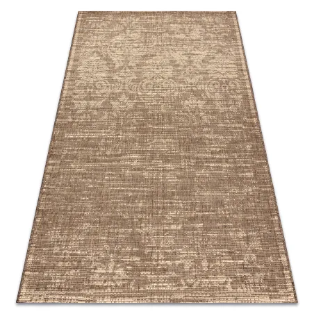 Alfombra de sisal FLOORLUX 20211 café y natural, perfecta para salones